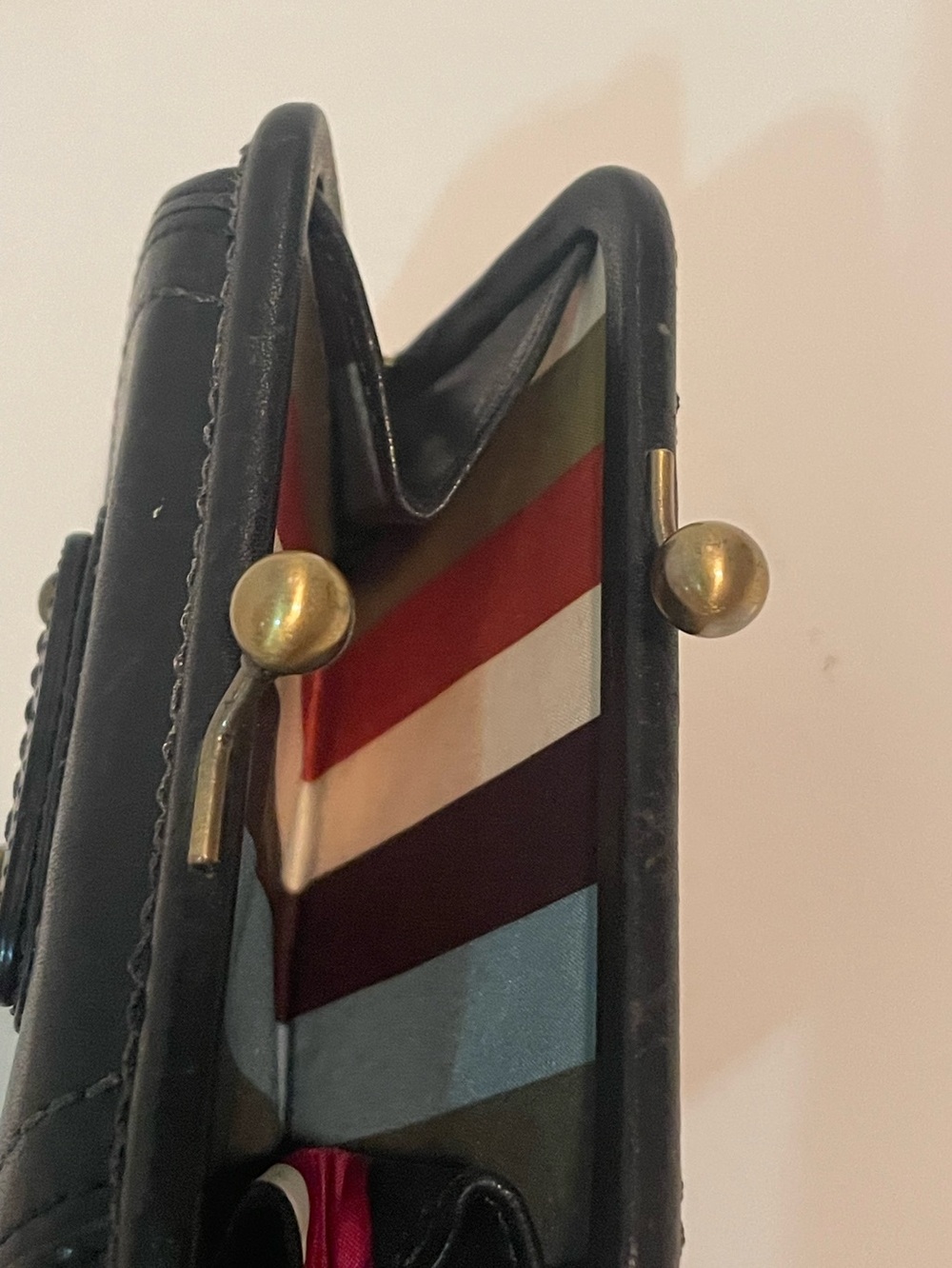 Coach Gigi black Leather Kisslock Wallet - Picture 6 of 6